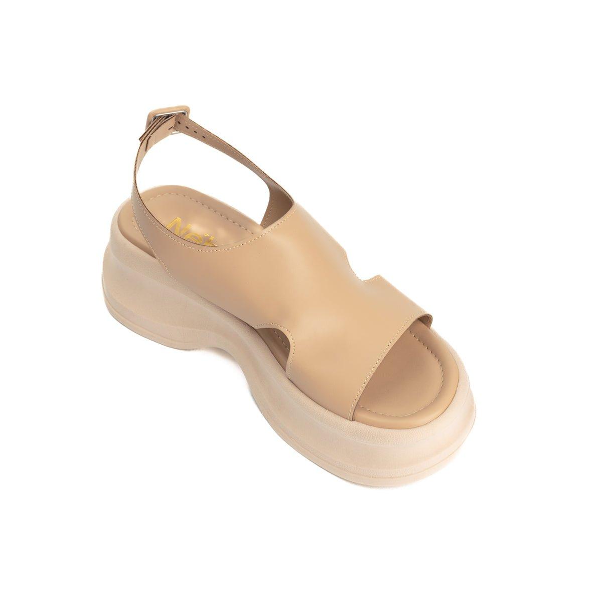 SANDALIAS CASUALES MUJER REBEK BEIGE - 5