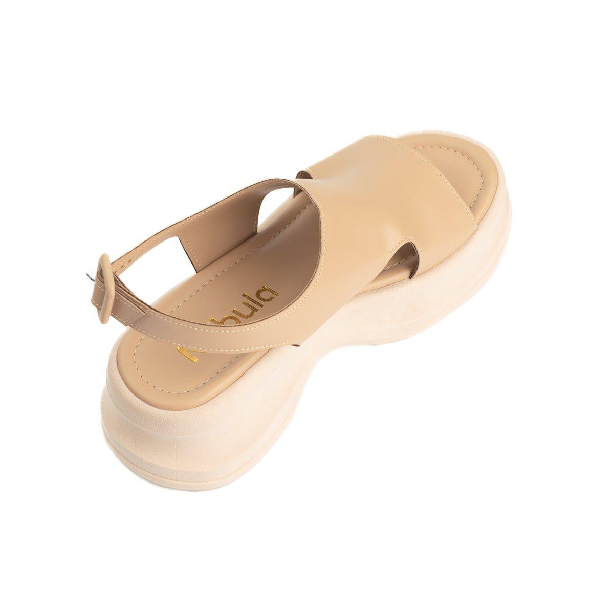SANDALIAS CASUALES MUJER REBEK BEIGE - 6
