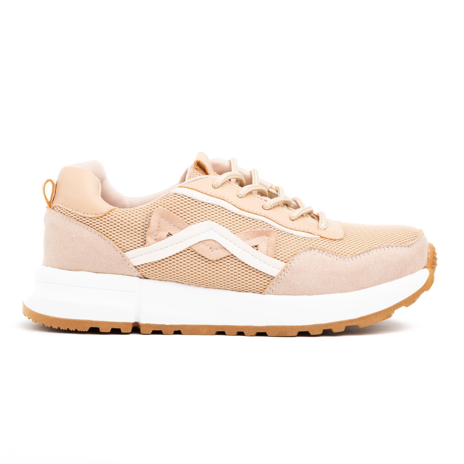 ZAPATILLAS URBANAS MUJER MANU BEIGE - 2