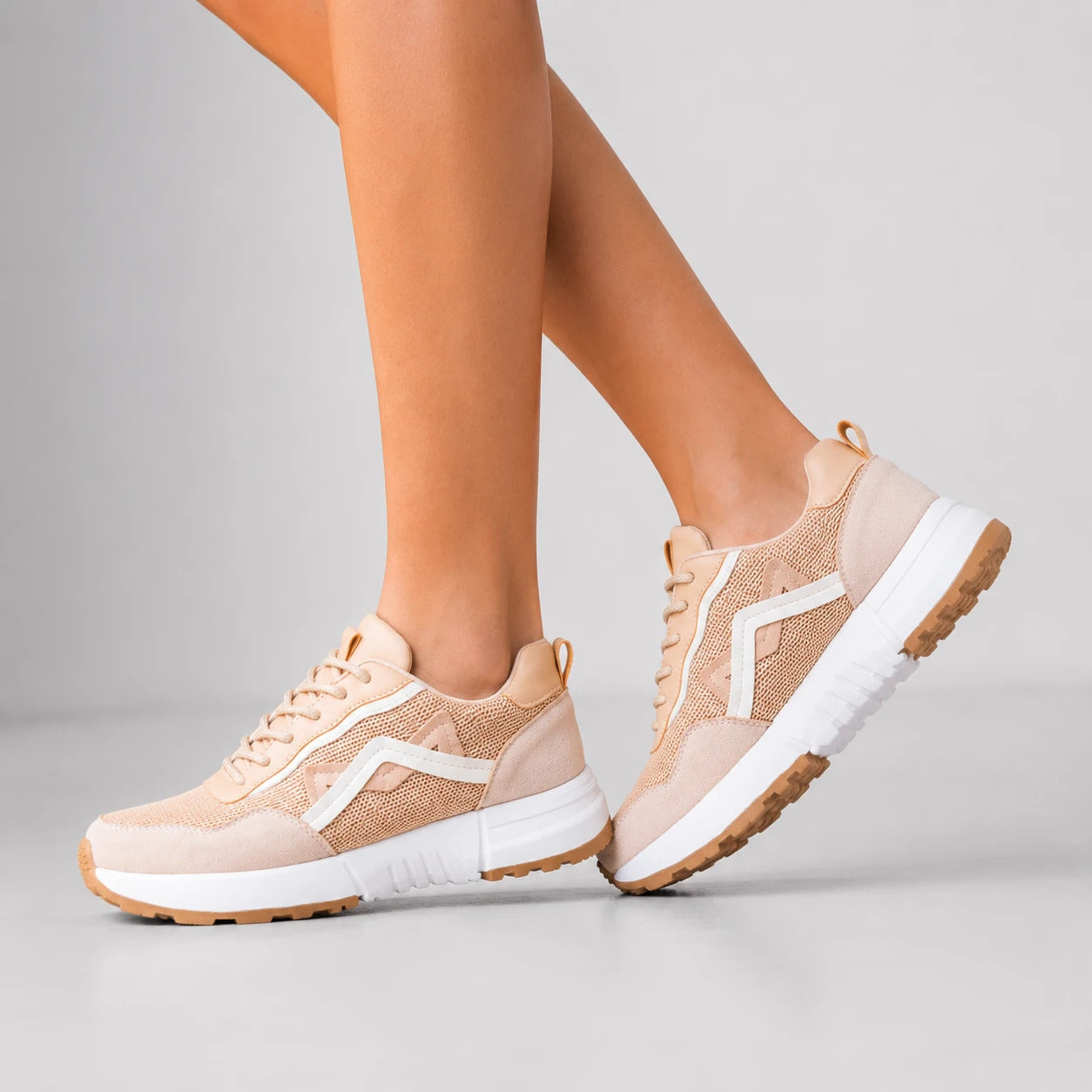 ZAPATILLAS URBANAS MUJER MANU BEIGE - 6