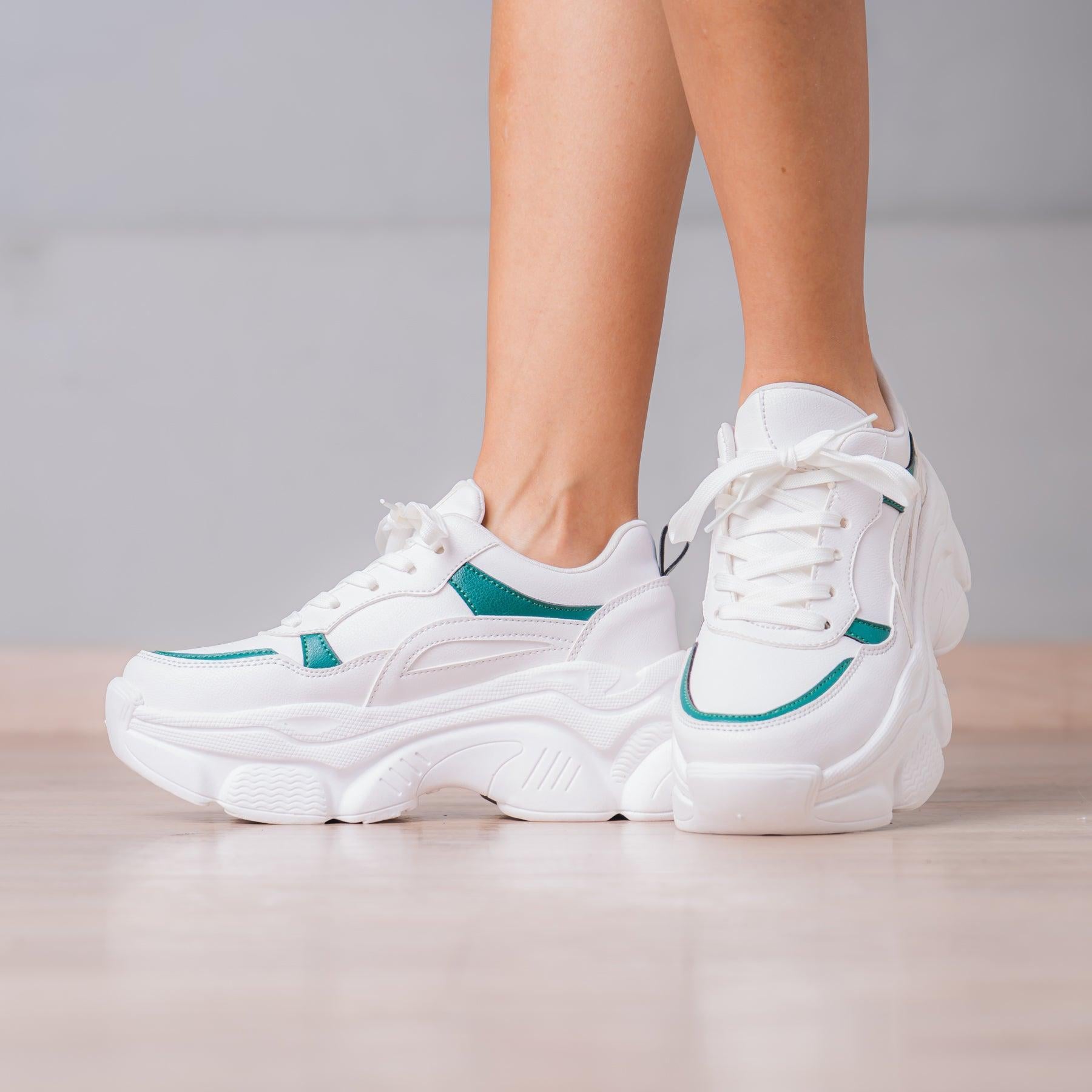 ZAPATILLAS URBANAS MUJER YOZENA VERDE - 1