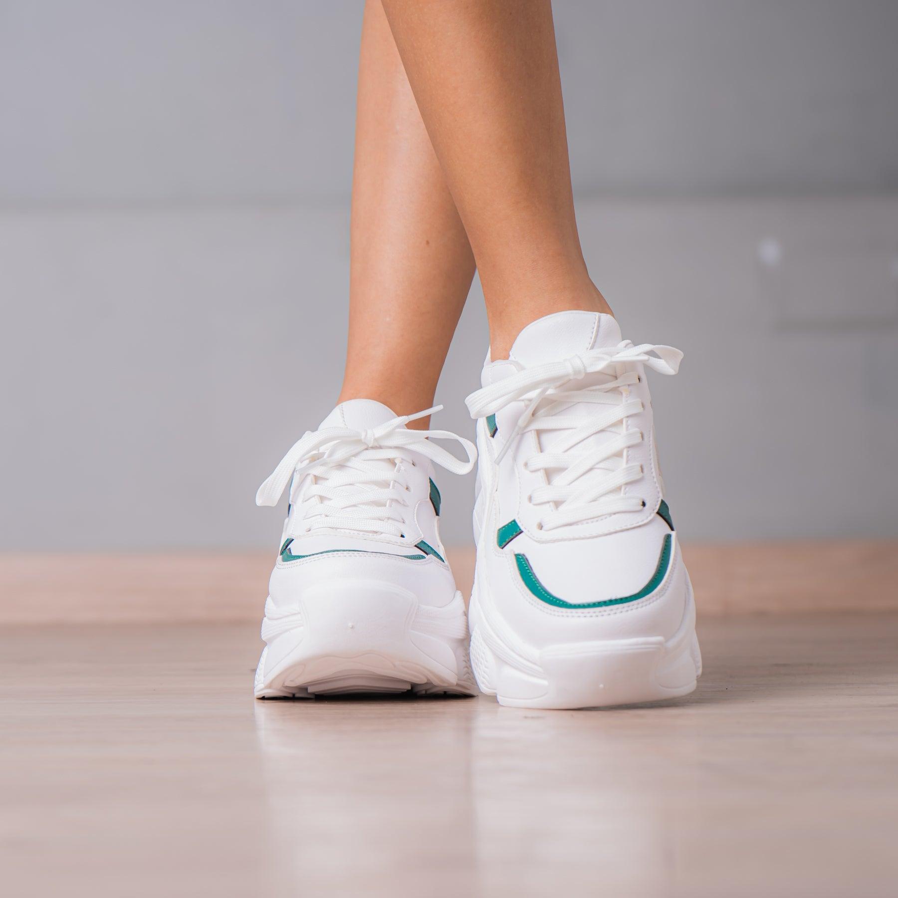 ZAPATILLAS URBANAS MUJER YOZENA VERDE - 2