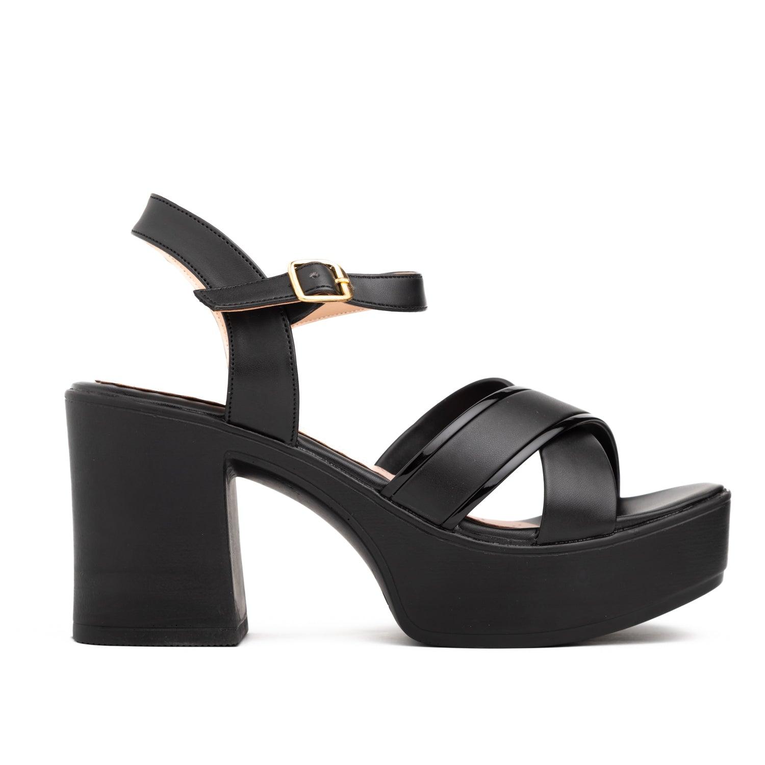 SANDALIAS DE VESTIR MUJER GUIVIN NEGRO - 4