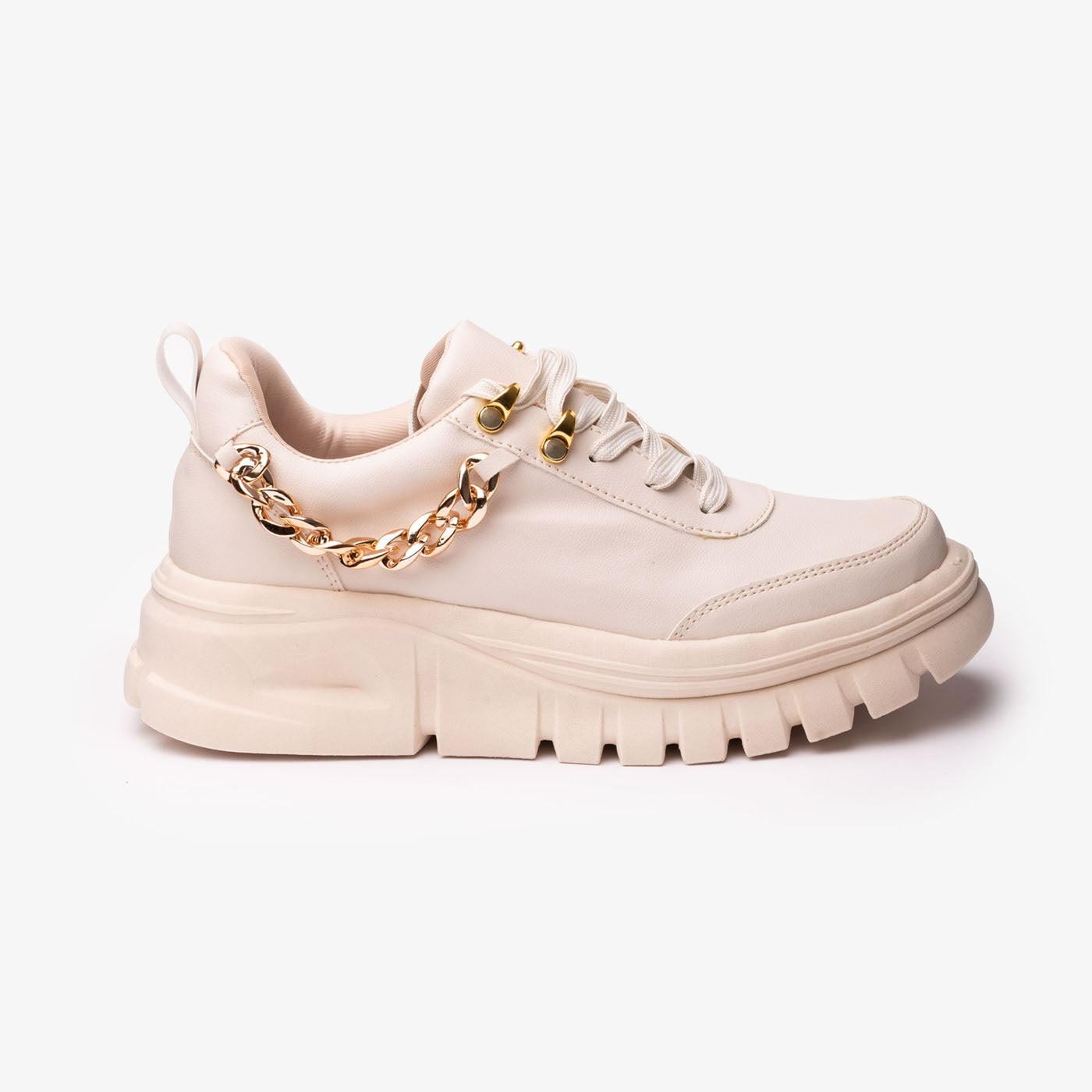 ZAPATILLAS URBANAS MUJER MONTPELIER BEIGE - 2