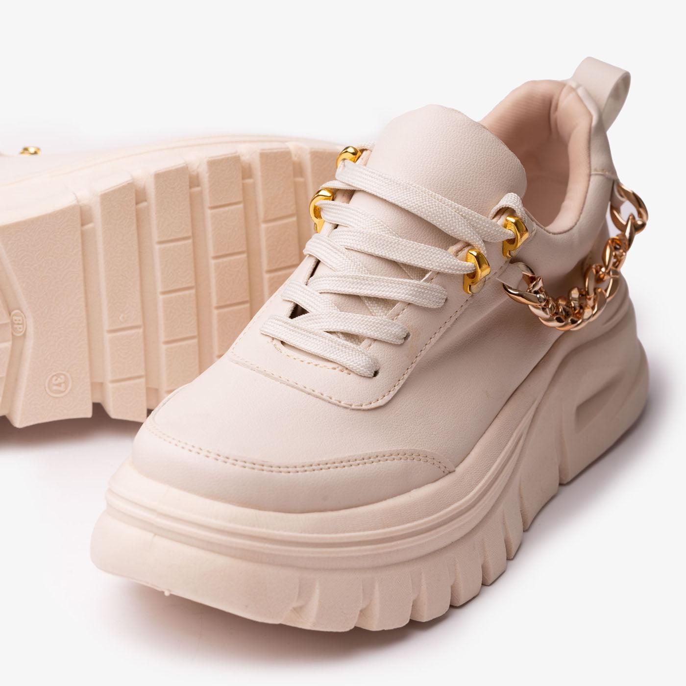 ZAPATILLAS URBANAS MUJER MONTPELIER BEIGE - 5