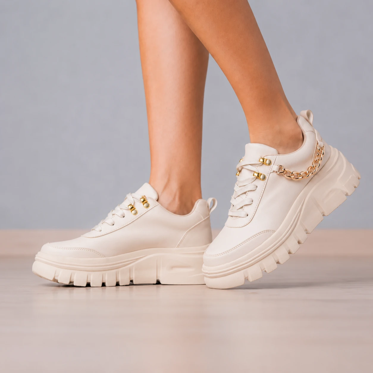 ZAPATILLAS URBANAS MUJER MONTPELIER BEIGE - 6
