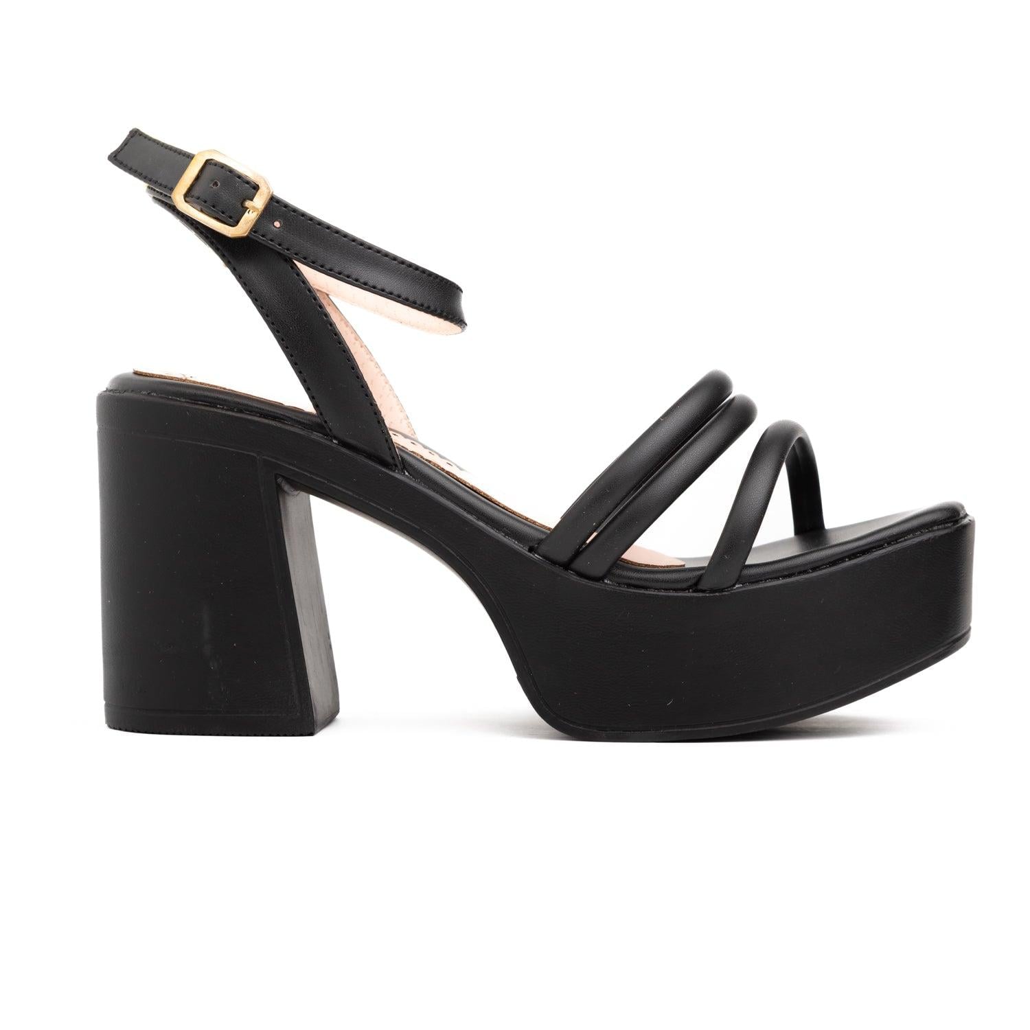 SANDALIAS DE VESTIR MUJER ZULYTH NEGRO - 4