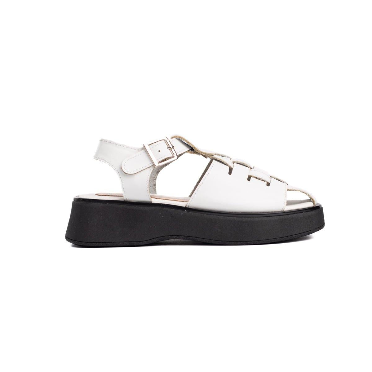 SANDALIAS CASUALES MUJER GOPA BLANCO - 4