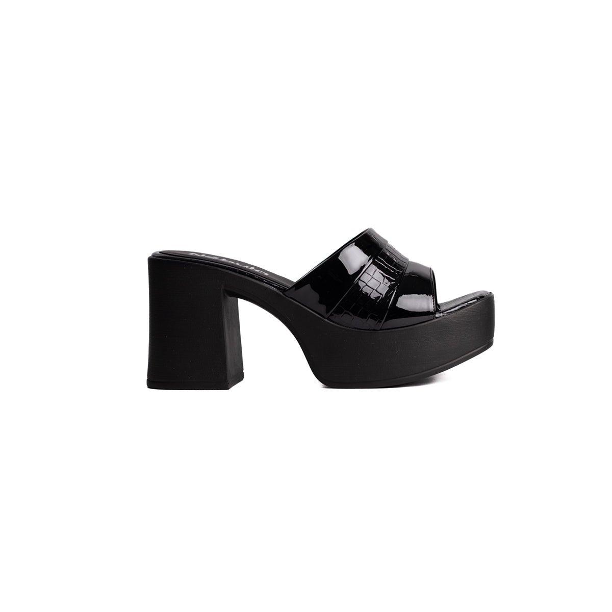 STILETTOS MUJER YESHUAT NEGRO CHAROL - 4