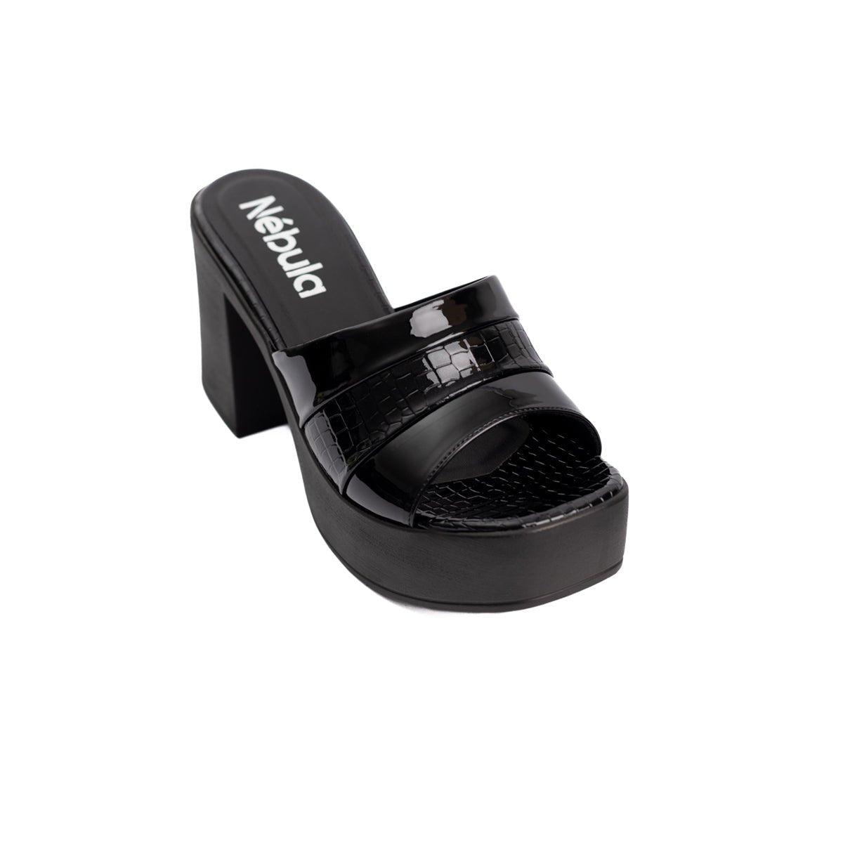 STILETTOS MUJER YESHUAT NEGRO CHAROL - 5