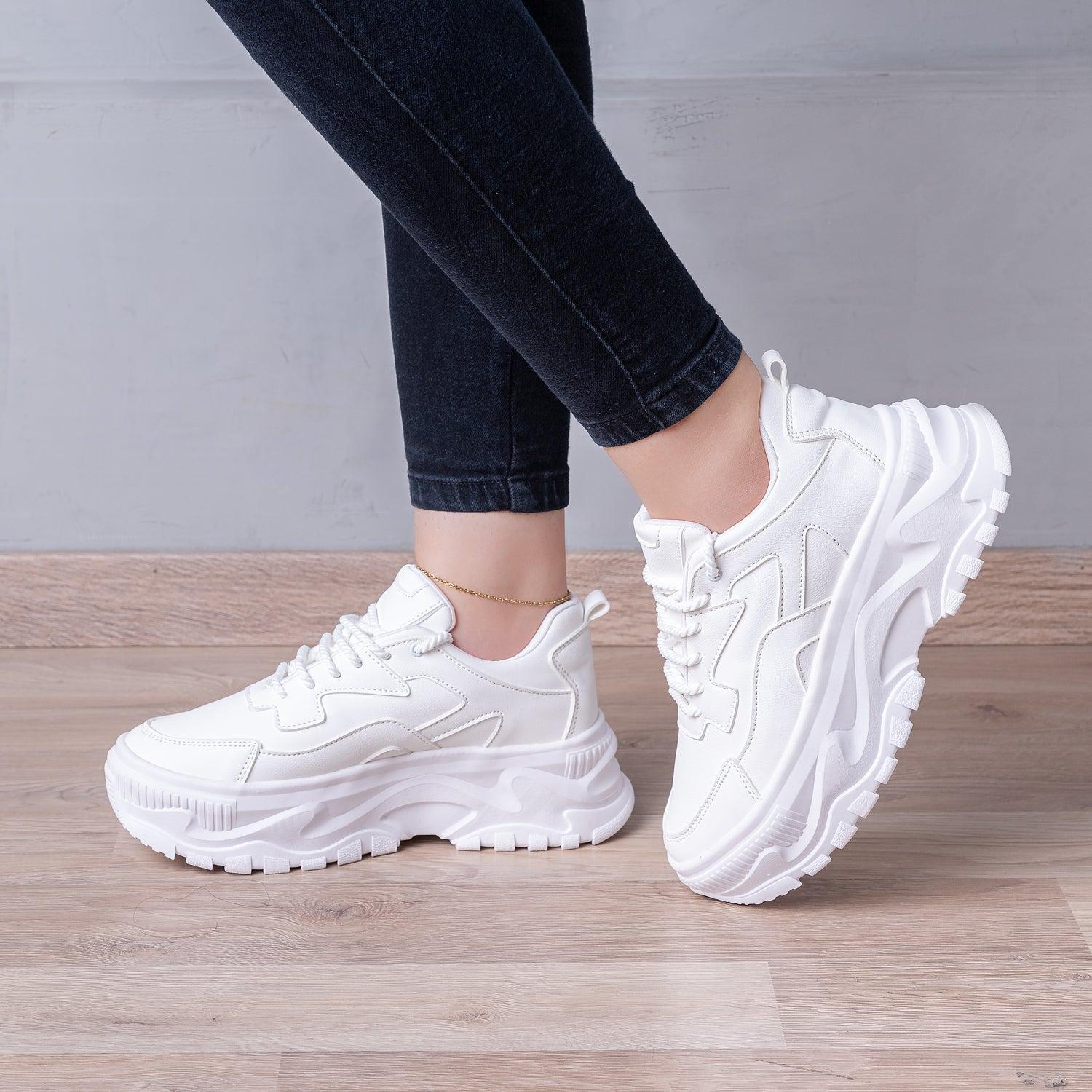 ZAPATILLAS URBANAS MUJER KLAY BLANCO - 1