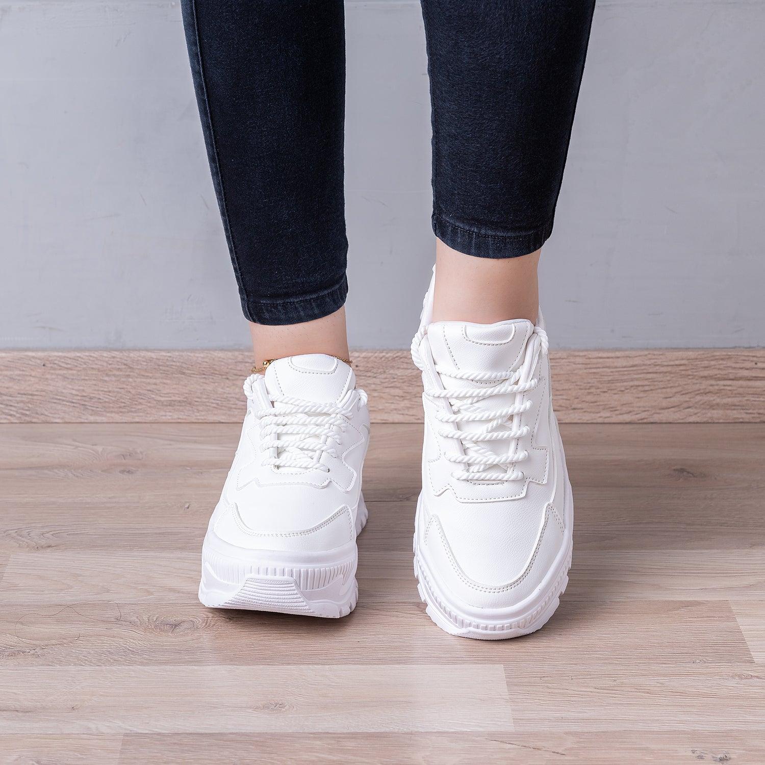 ZAPATILLAS URBANAS MUJER KLAY BLANCO - 2