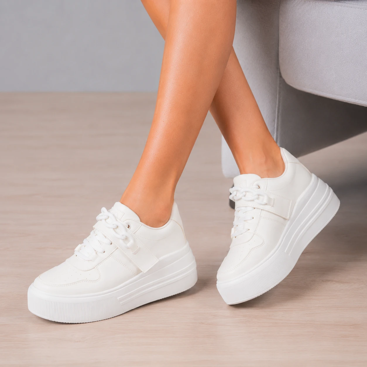 ZAPATILLAS URBANAS MUJER HELSINKI BLANCO 2 - 1