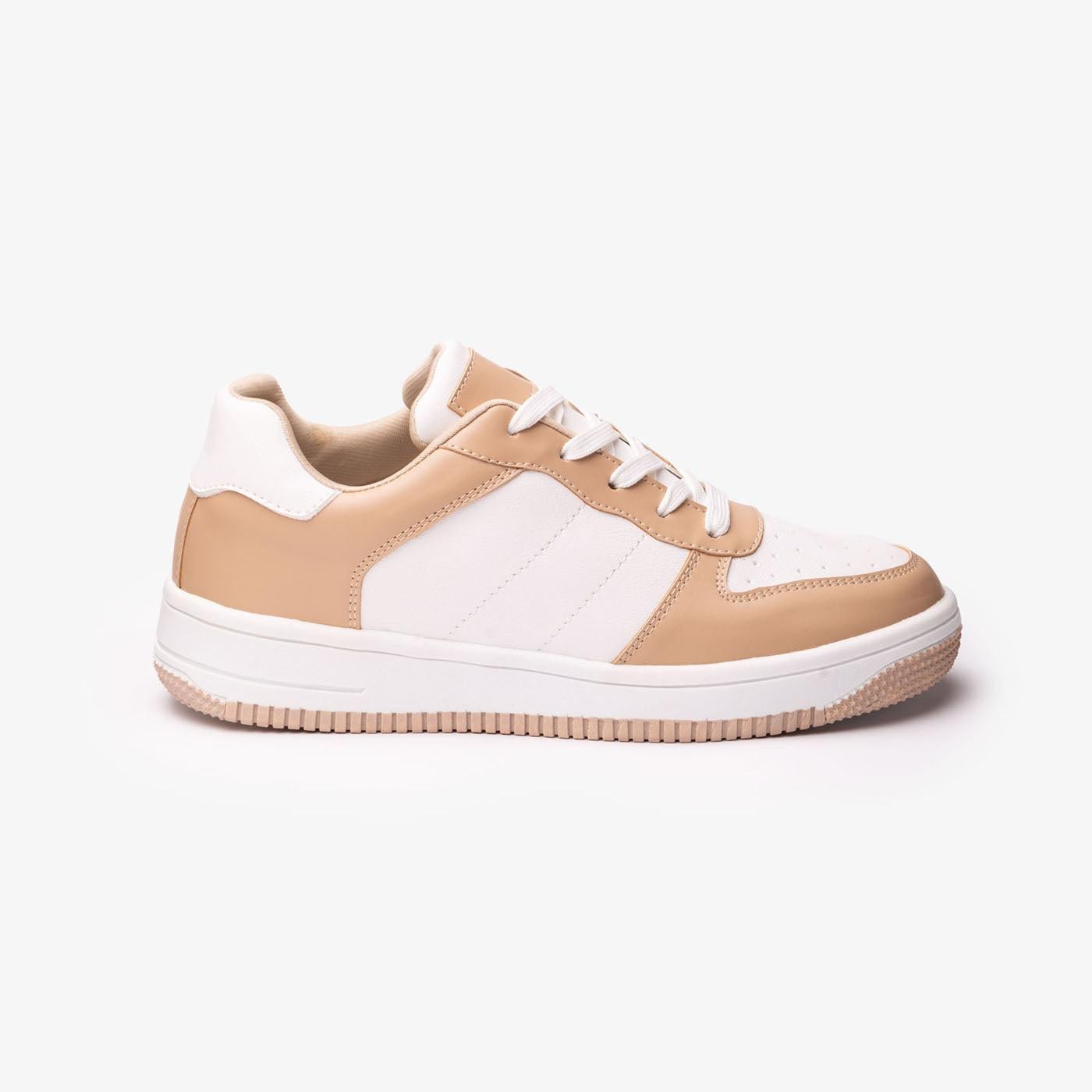 ZAPATILLAS URBANAS MUJER YPRES BEIGE - 2