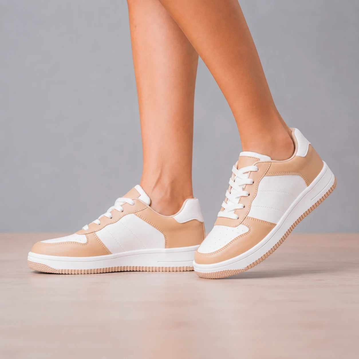 ZAPATILLAS URBANAS MUJER YPRES  BEIGE - 6