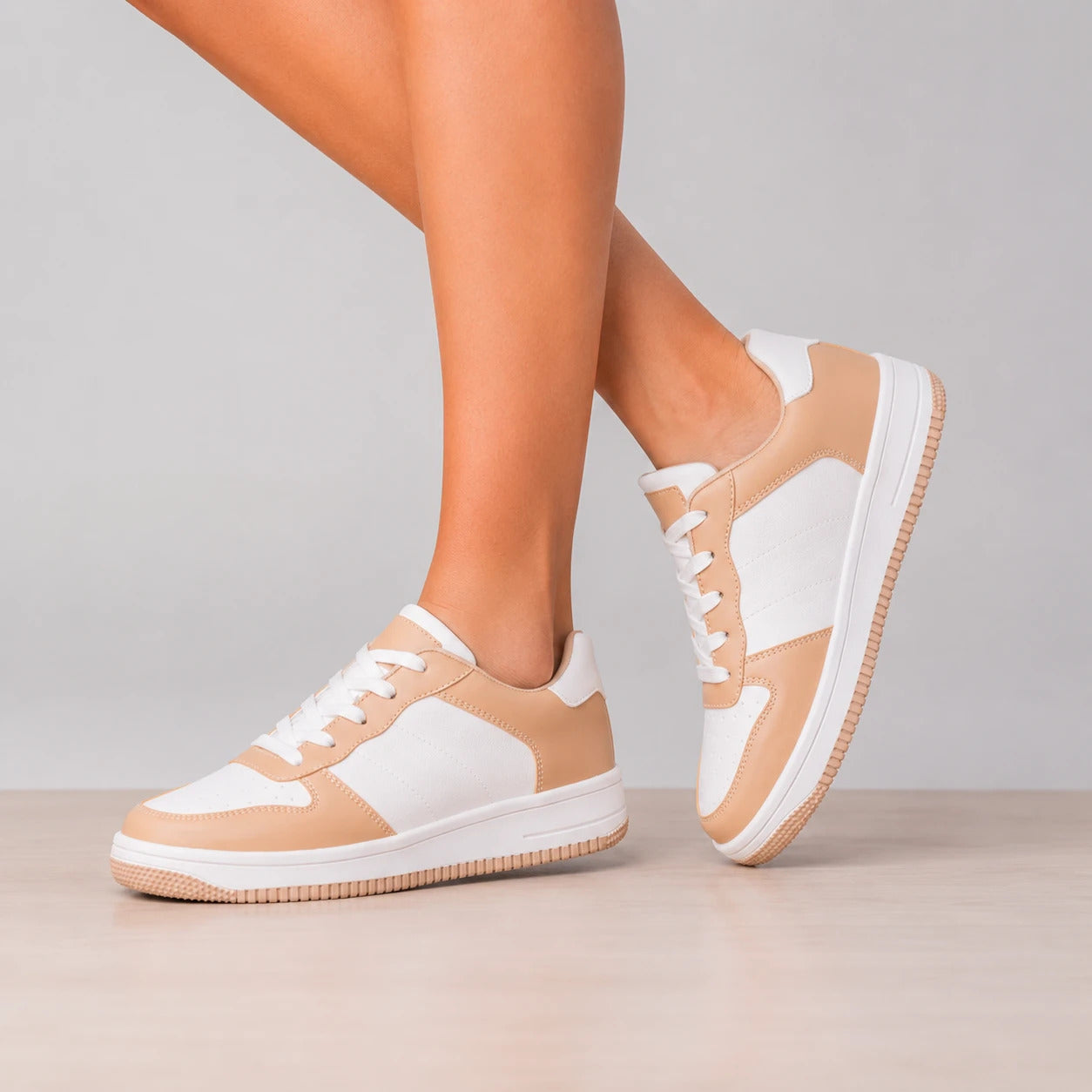 ZAPATILLAS URBANAS MUJER YPRES BEIGE - 7