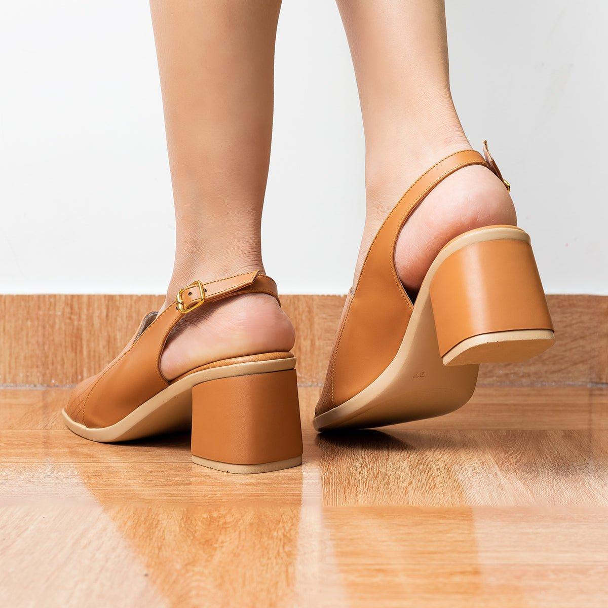 STILETTOS MUJER MILI CAMEL - 3