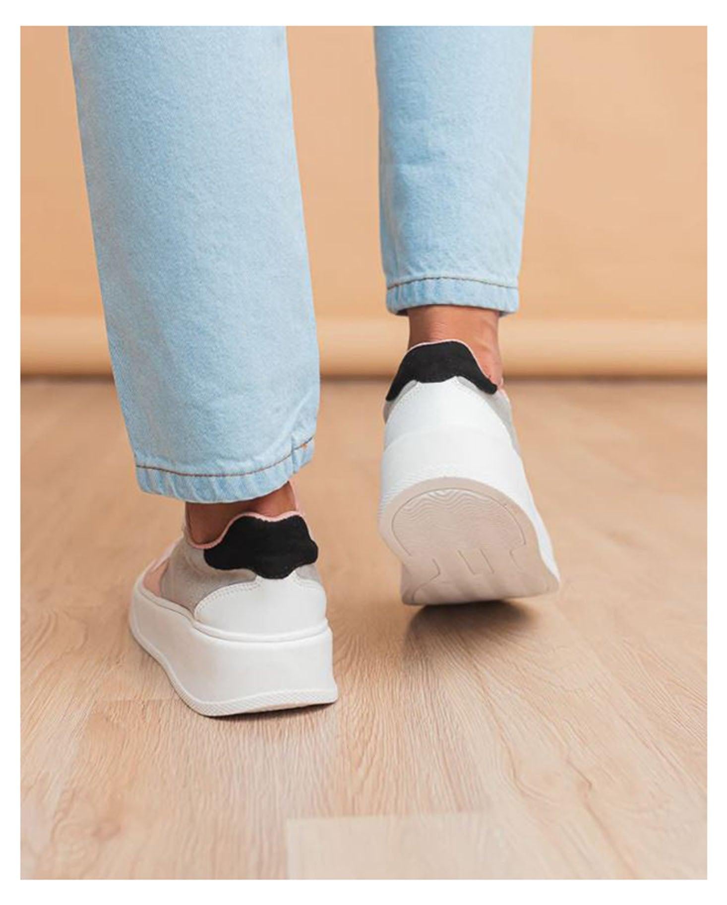 ZAPATILLAS URBANAS MUJER CANCUN ROSADO - 3