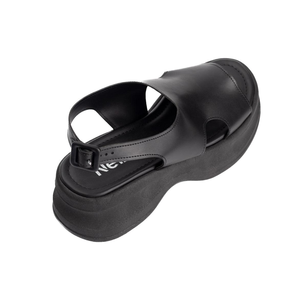SANDALIAS CASUALES MUJER REBEK NEGRO - 6