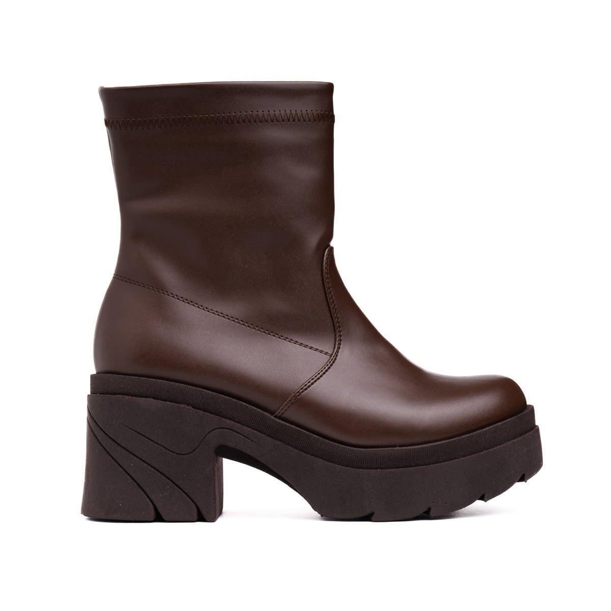 BOTINES MUJER NADIA MARRÓN - 4