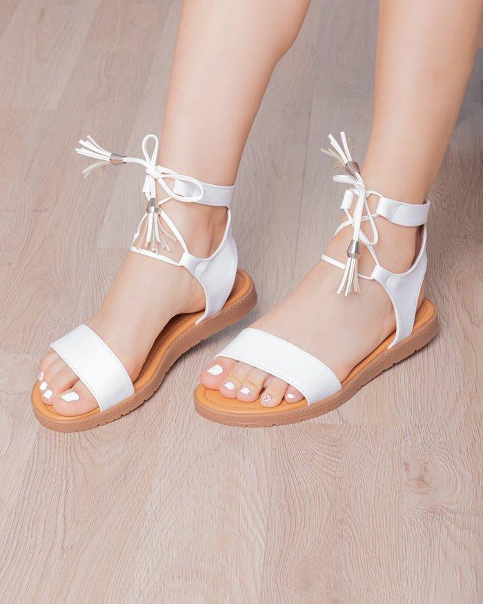 SANDALIAS CASUALES MUJER ADIS BLANCO - 1