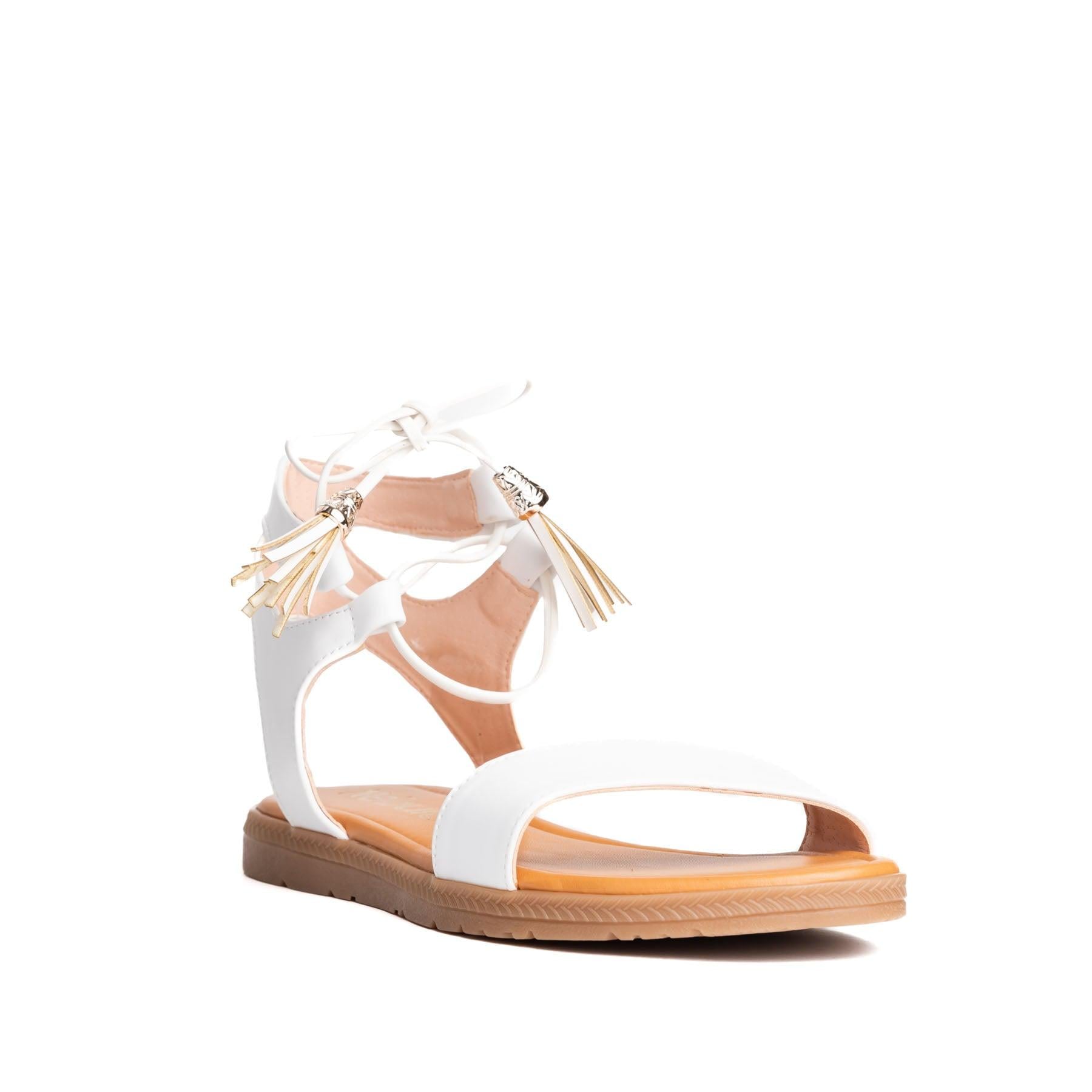 SANDALIAS CASUALES MUJER ADIS BLANCO - 3