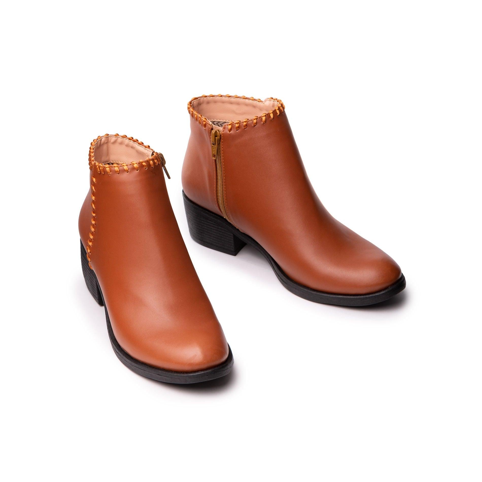 BOTINES MUJER ALBANY CAMEL - 5