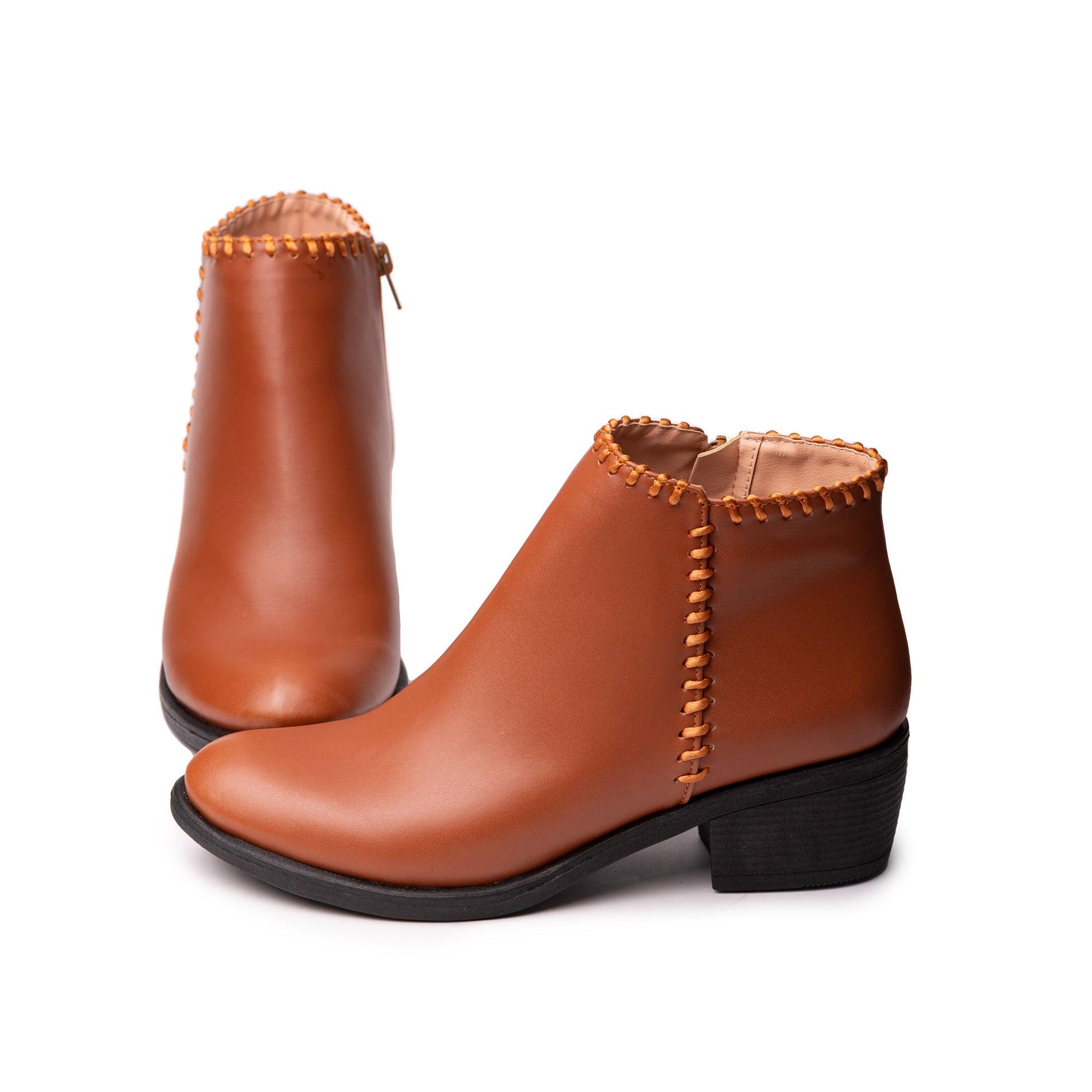 BOTINES MUJER ALBANY CAMEL - 7