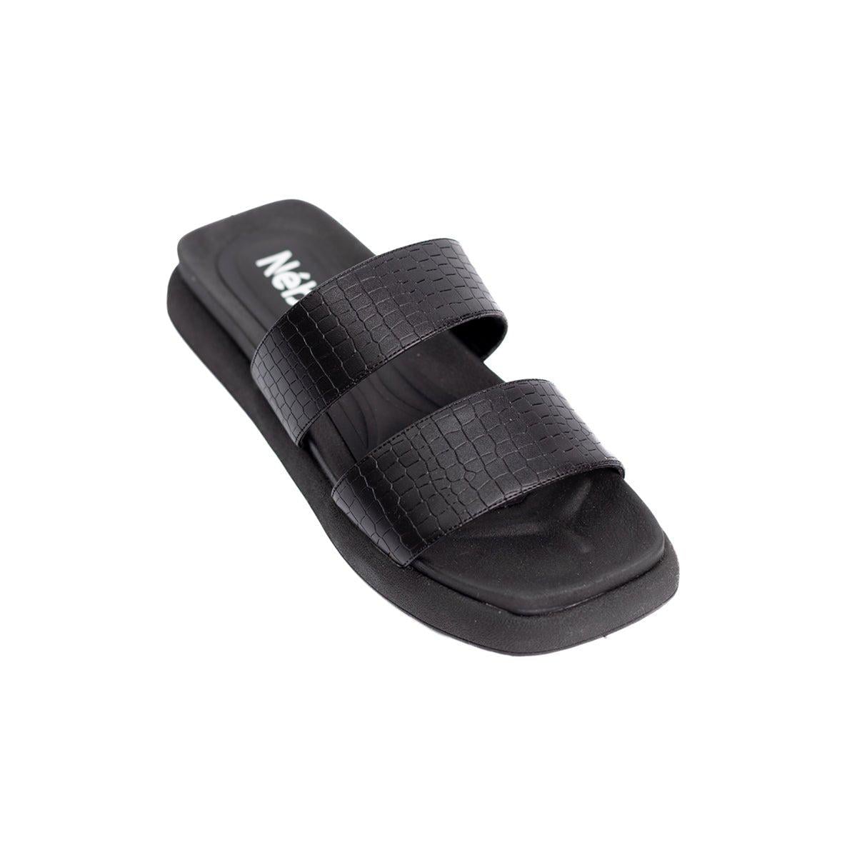 SANDALIAS CASUALES MUJER CHICORITA NEGRO - 5