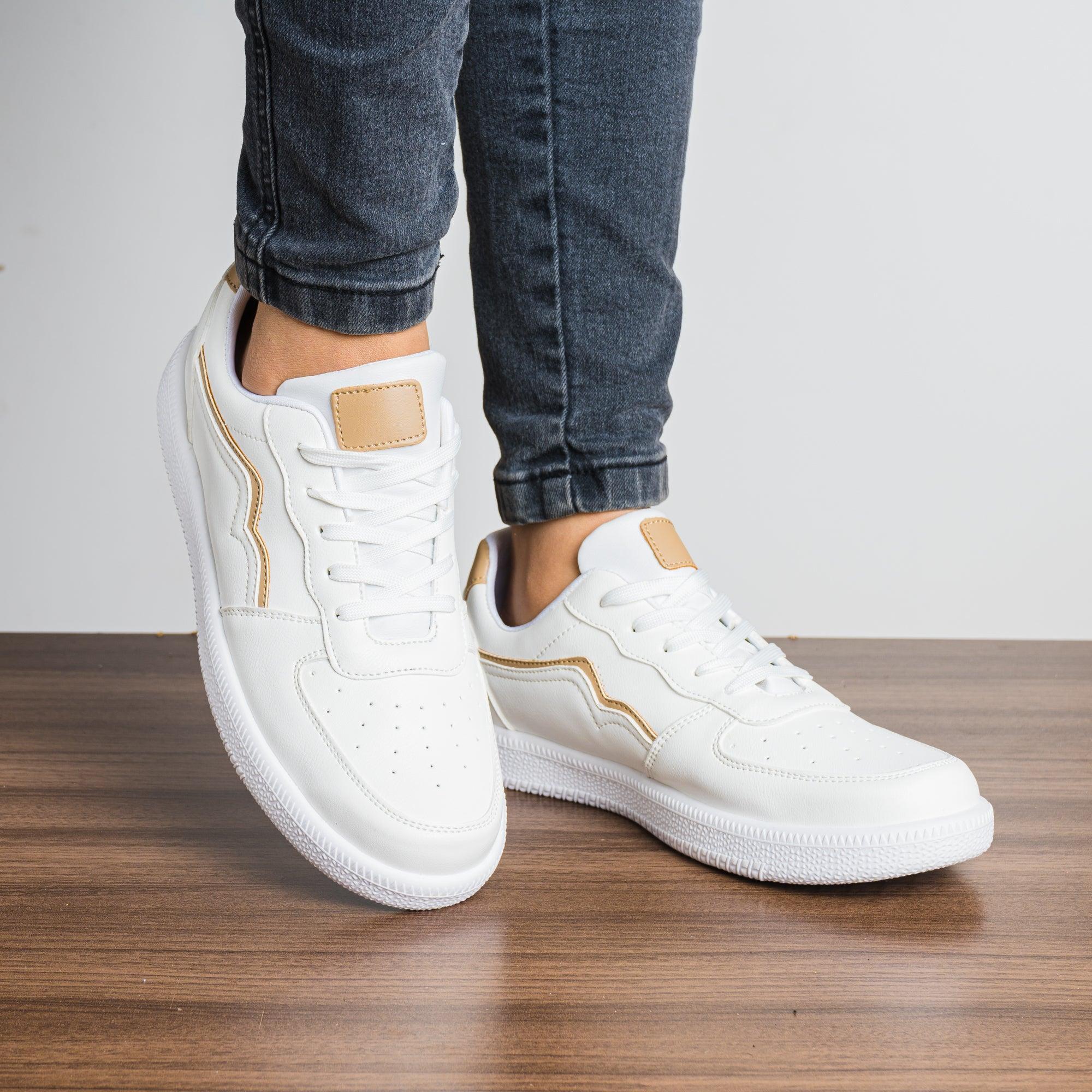 ZAPATILLAS URBANAS MUJER MIRODI BEIGE - 1