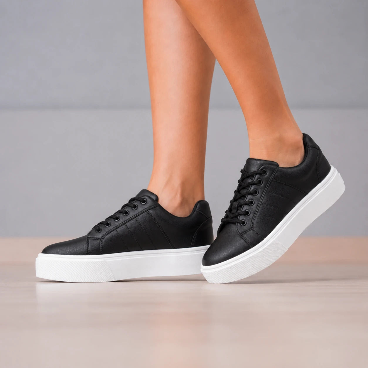ZAPATILLAS URBANAS MUJER BURNO NEGRO - 5