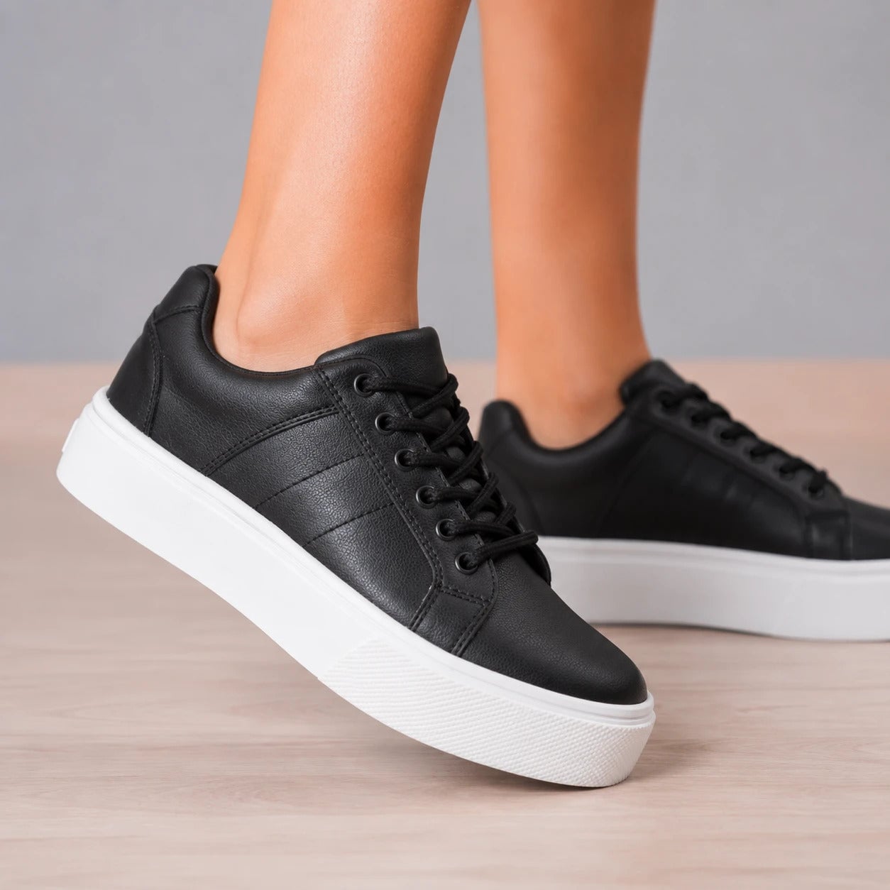 ZAPATILLAS URBANAS MUJER BURNO NEGRO - 6
