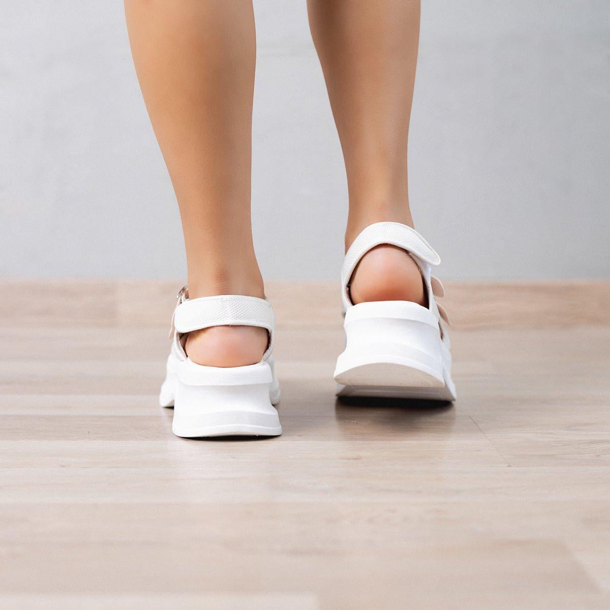 SANDALIAS CASUALES MUJER GORAN BLANCO - 3