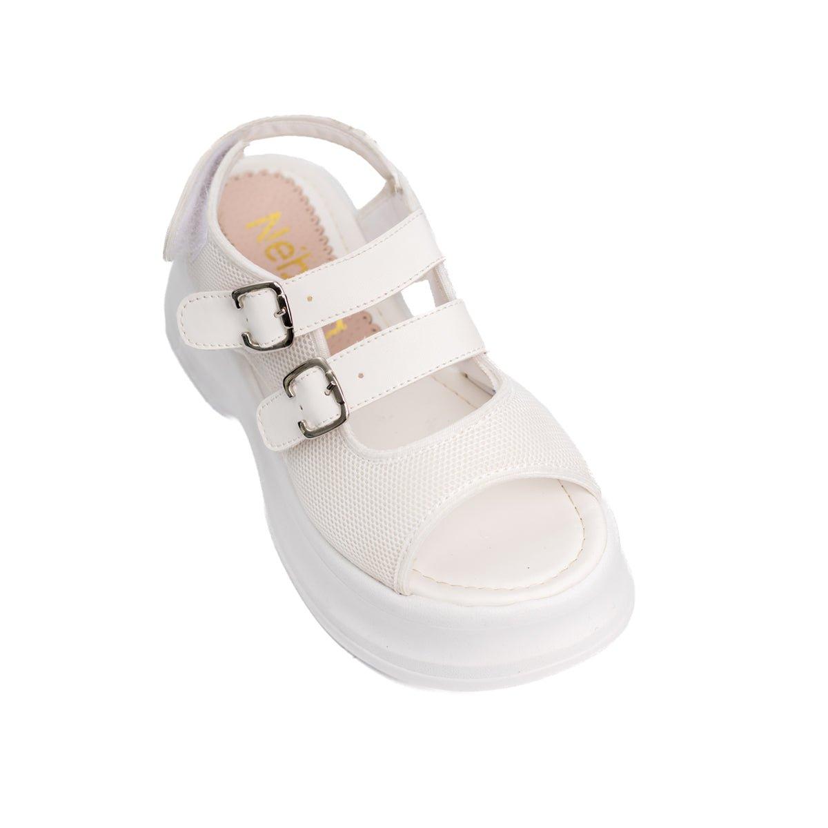 SANDALIAS CASUALES MUJER GORAN BLANCO - 5
