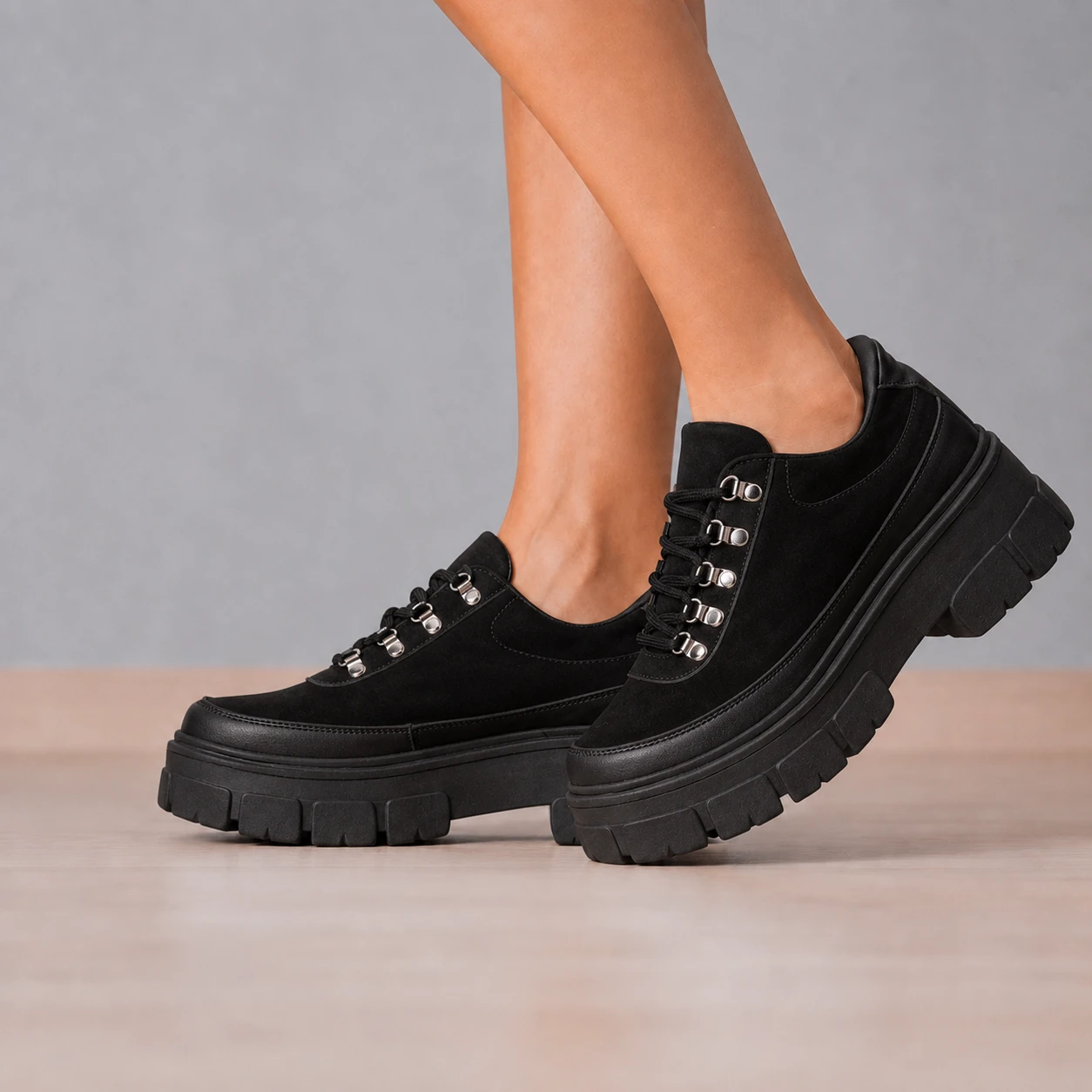 ZAPATILLAS URBANAS MUJER TOBAGO NEGRO - 5