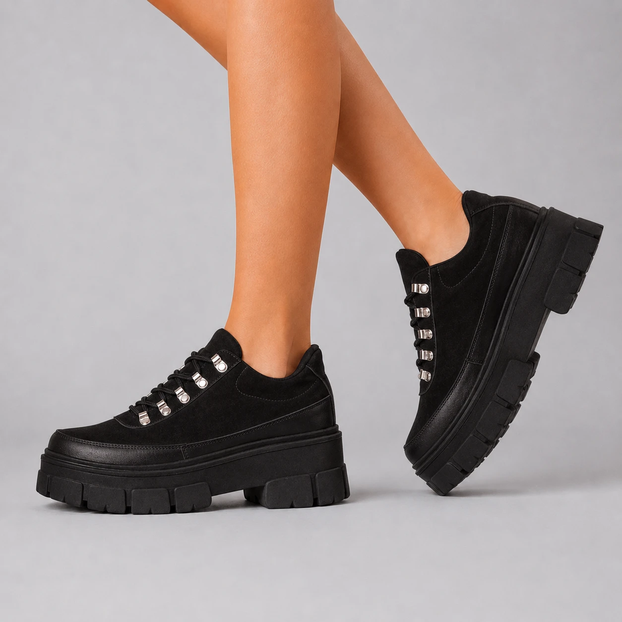 ZAPATILLAS URBANAS MUJER TOBAGO NEGRO - 6