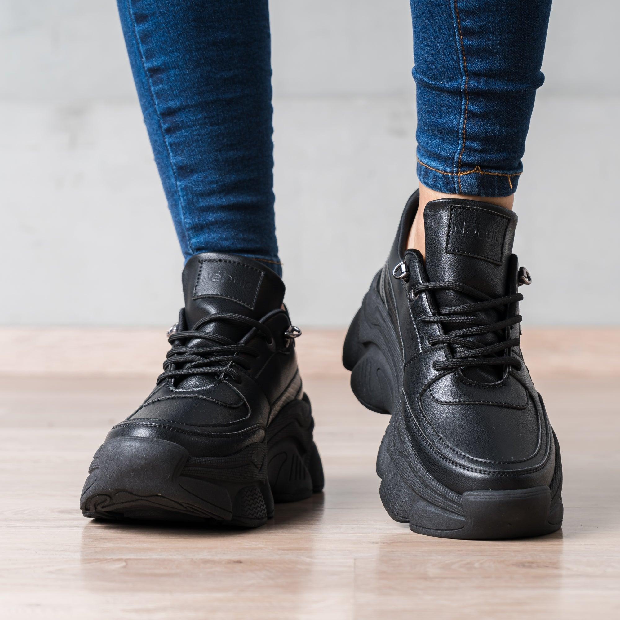 ZAPATILLAS URBANAS MUJER PASTONI NEGRO TOTAL - 2