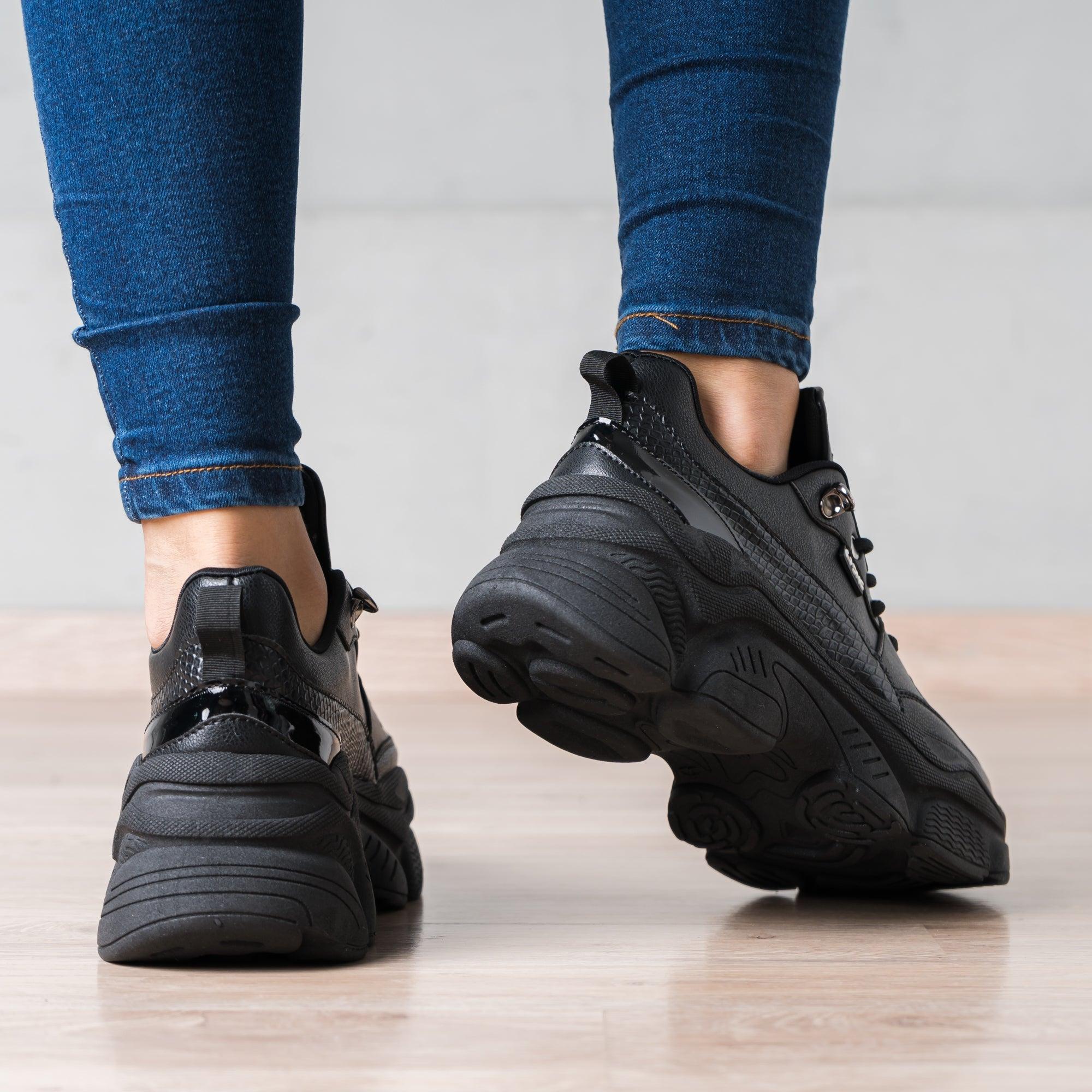 ZAPATILLAS URBANAS MUJER PASTONI NEGRO TOTAL - 3