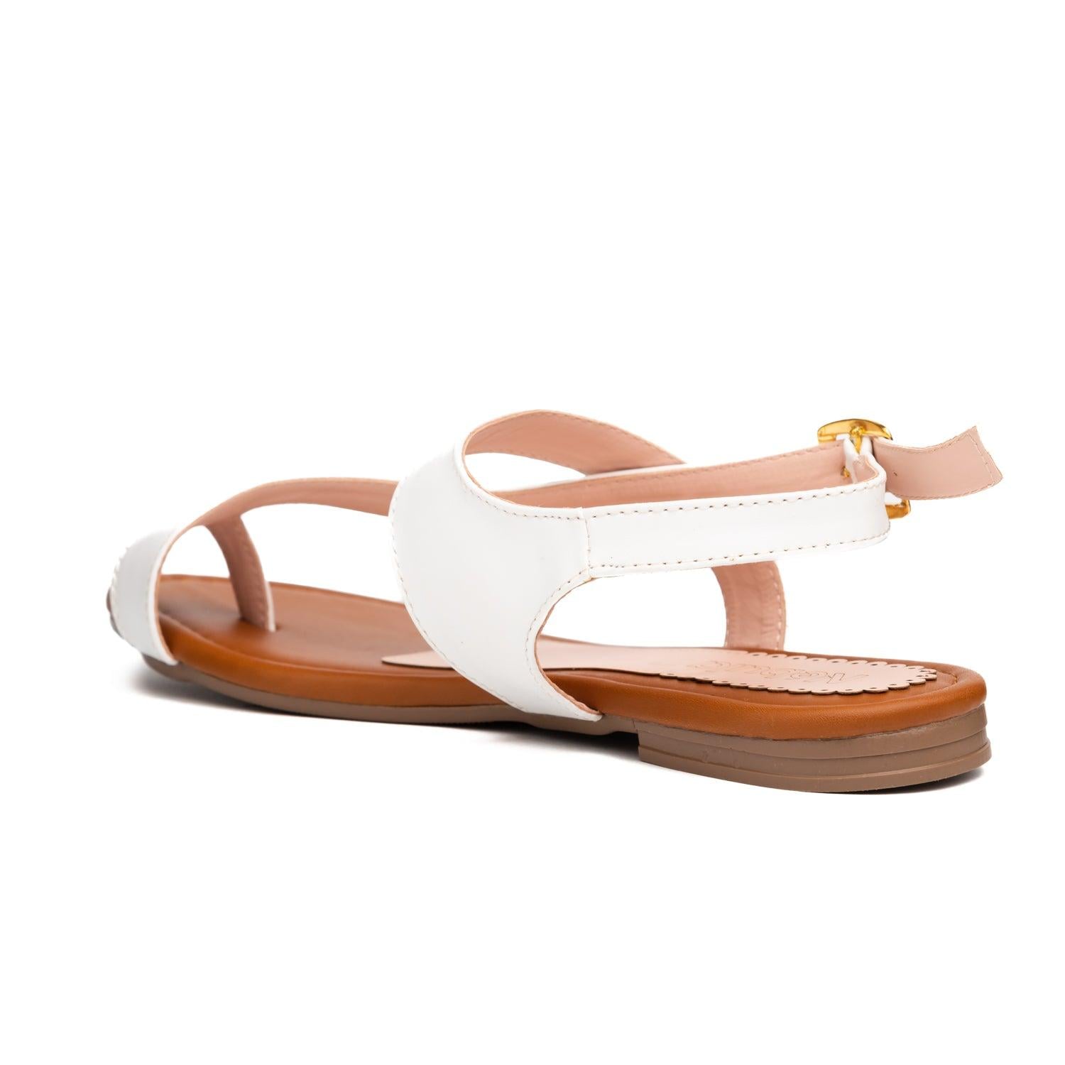 SANDALIAS CASUALES MUJER LINARES BLANCO - 6