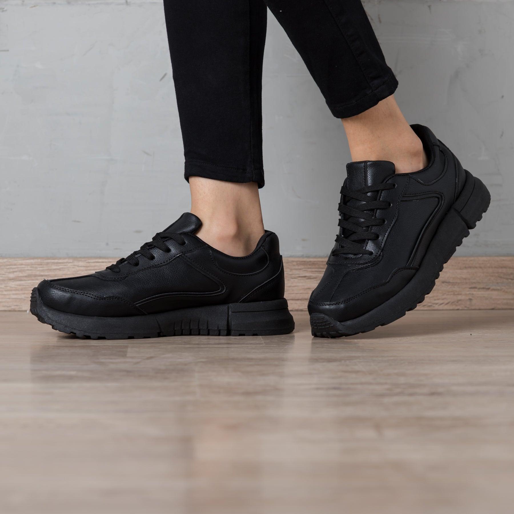 ZAPATILLAS URBANAS MUJER MOLDAVIA NEGRO - 1