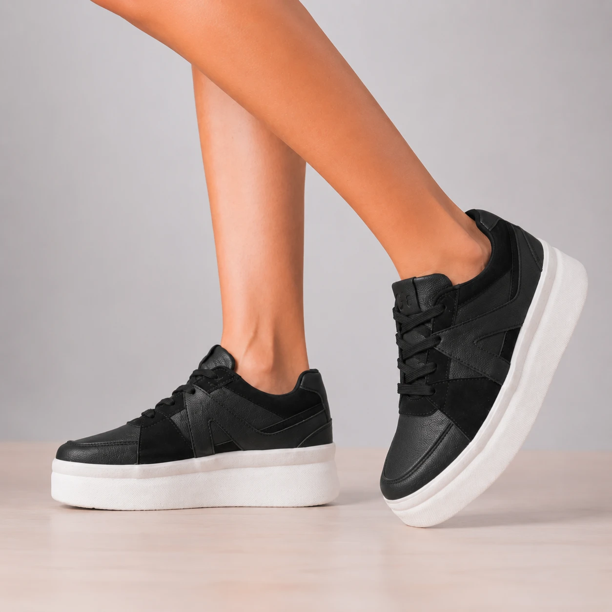 ZAPATILLAS URBANAS MUJER HAMILTON NEGRO - 5