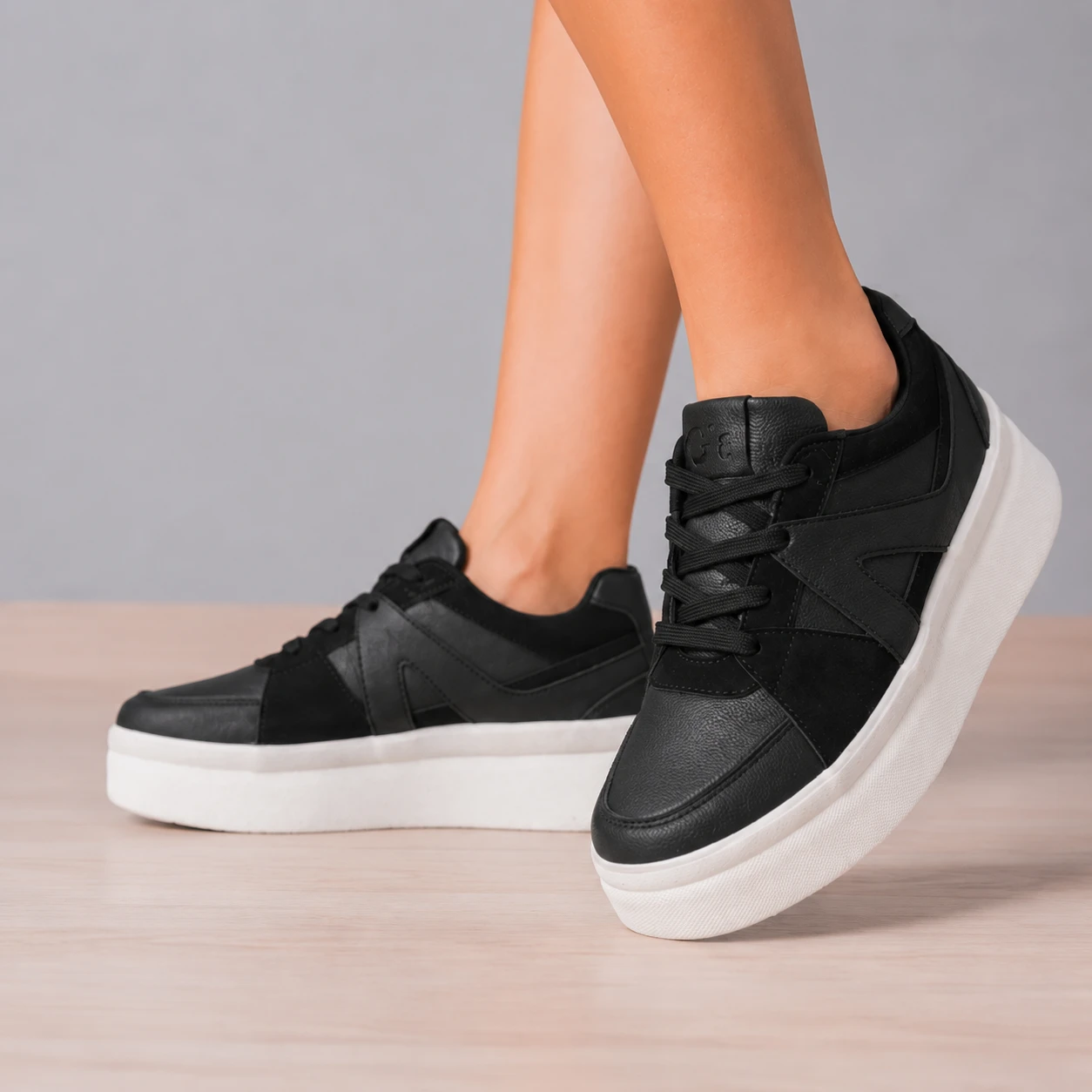 ZAPATILLAS URBANAS MUJER HAMILTON NEGRO - 6