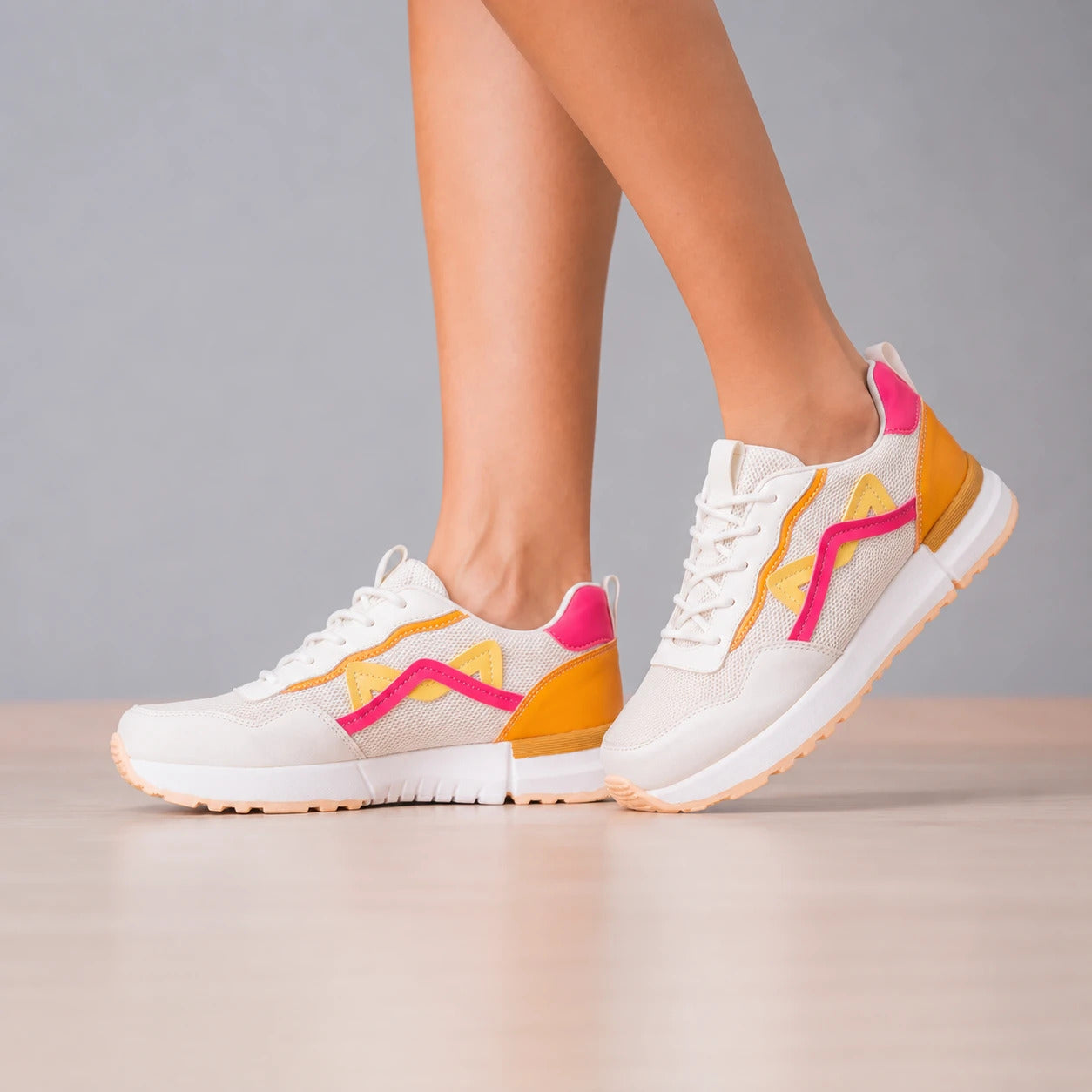 ZAPATILLAS URBANAS MUJER MANU ANARANJADO - 1