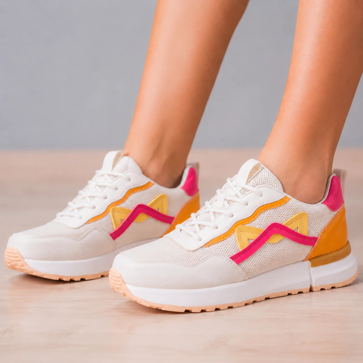 ZAPATILLAS URBANAS MUJER MANU ANARANJADO - 6