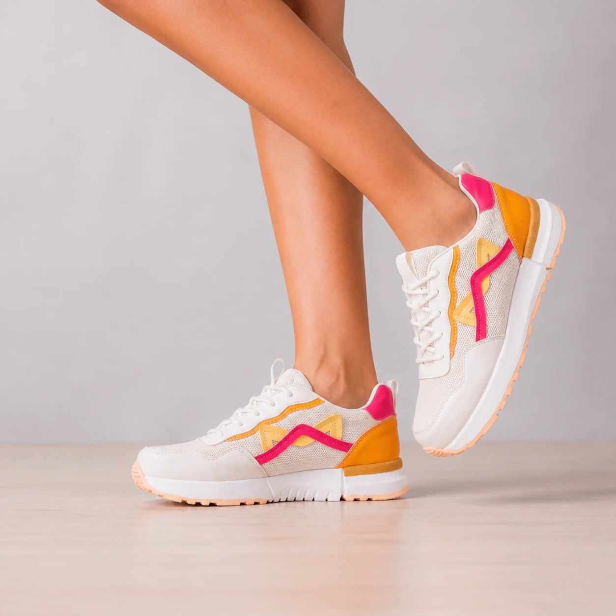 ZAPATILLAS URBANAS MUJER MANU ANARANJADO - 7