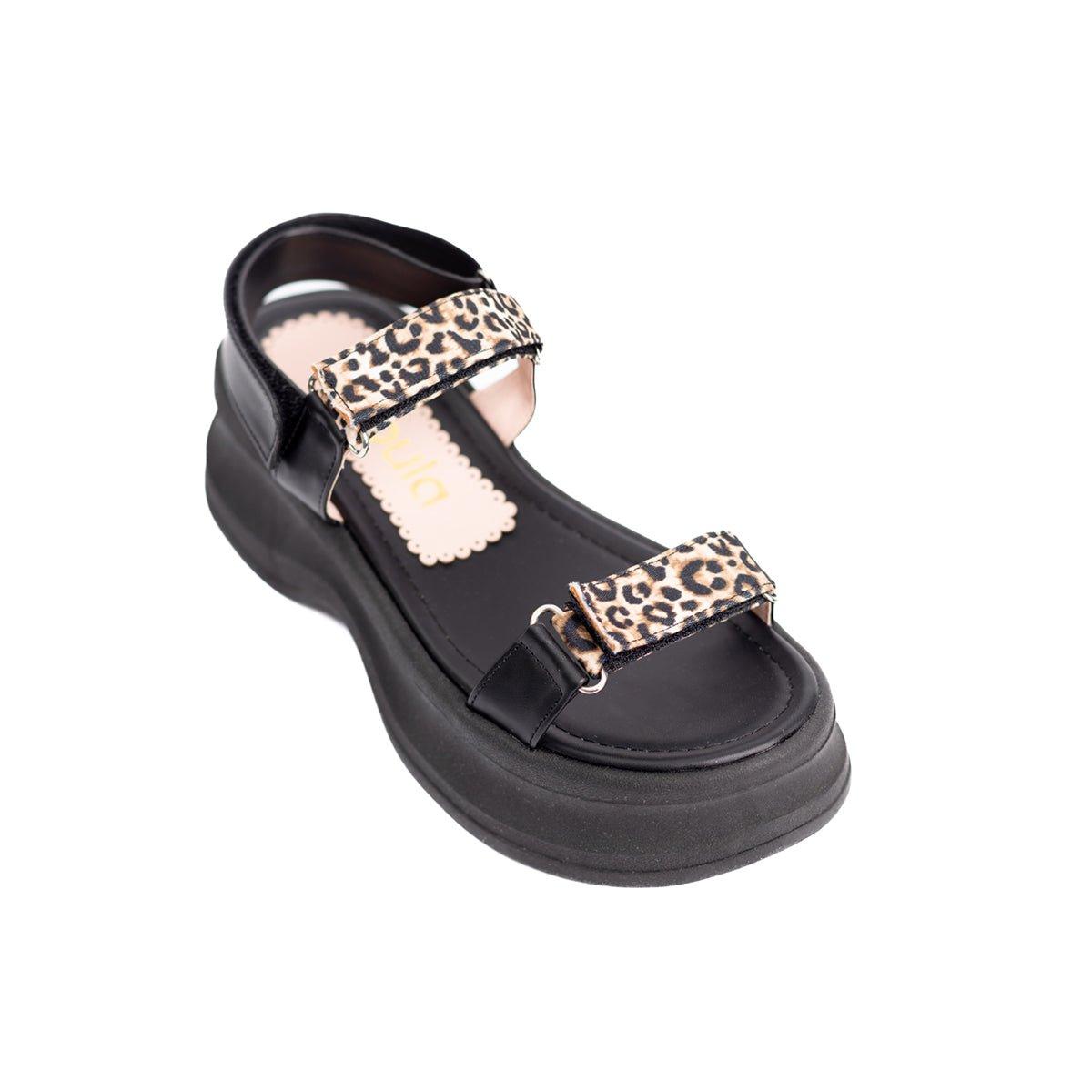 SANDALIAS CASUALES MUJER DUSA NEGRO - 5