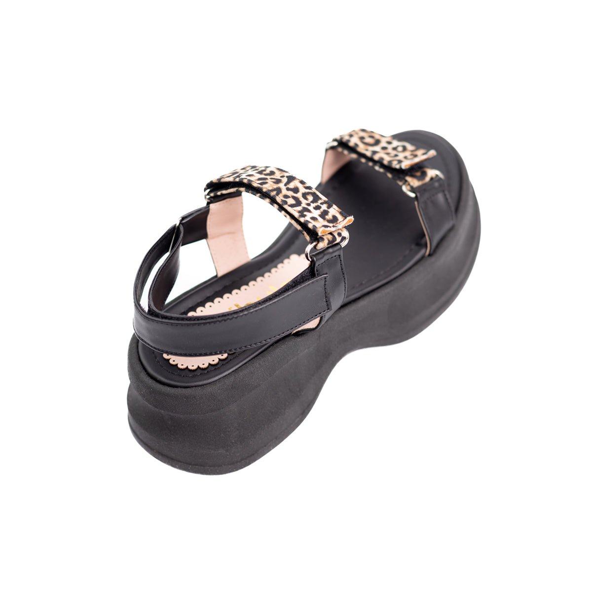 SANDALIAS CASUALES MUJER DUSA NEGRO - 6