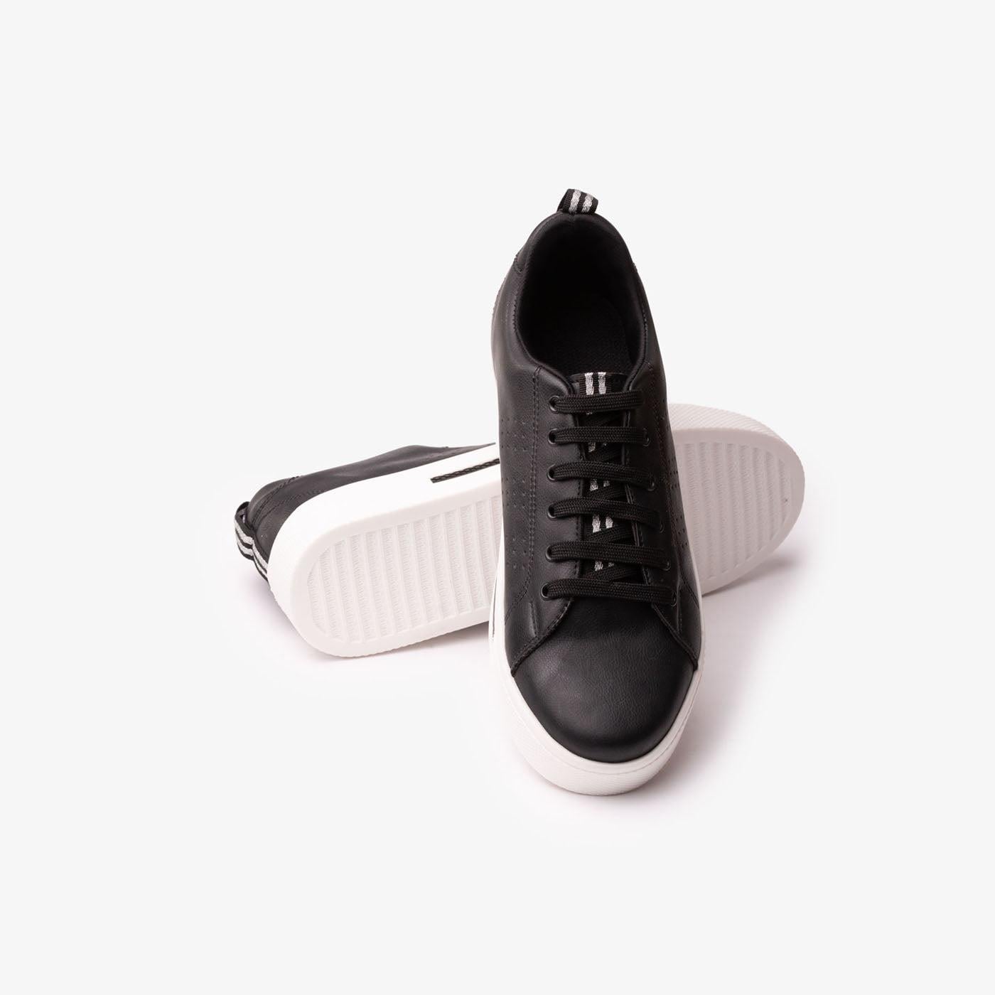 ZAPATILLAS URBANAS MUJER LETICIA NEGRO - 4