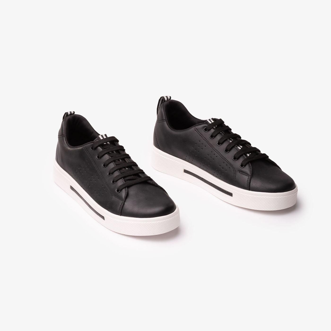 ZAPATILLAS URBANAS MUJER LETICIA NEGRO - 6