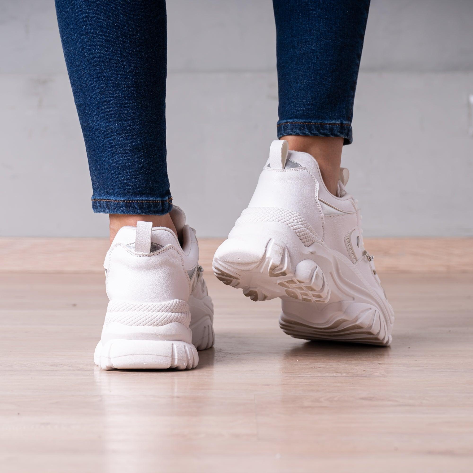 ZAPATILLAS URBANAS MUJER CHAIN BLANCO - 3